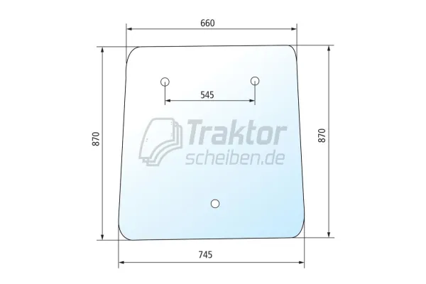 Seitenscheibe für BELARUS Traktor 80, 920