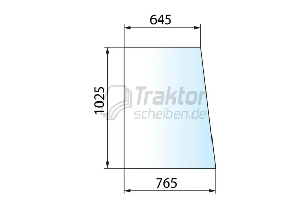 Seitenscheibe für JCB Baggerlader 3CX