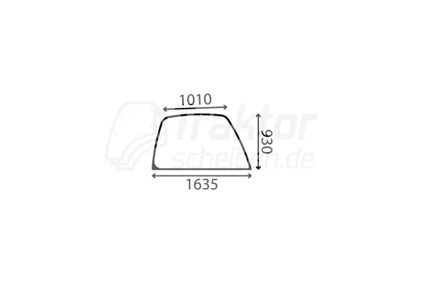 Seitenscheibe RH für JCB Teleskoplader 535-125, 535-140