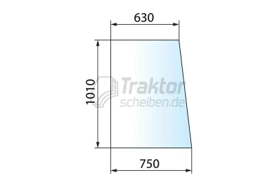 Seitenscheibe passend für JCB Ba...