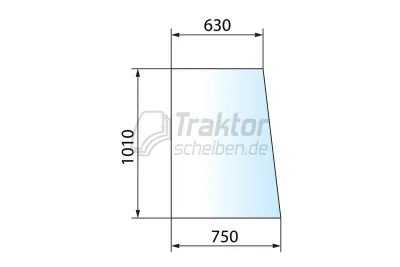 Seitenscheibe passend für JCB Ba...