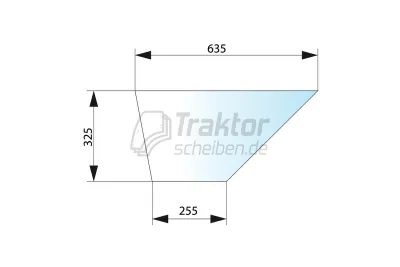 Türscheibe passend für JCB Bagge...